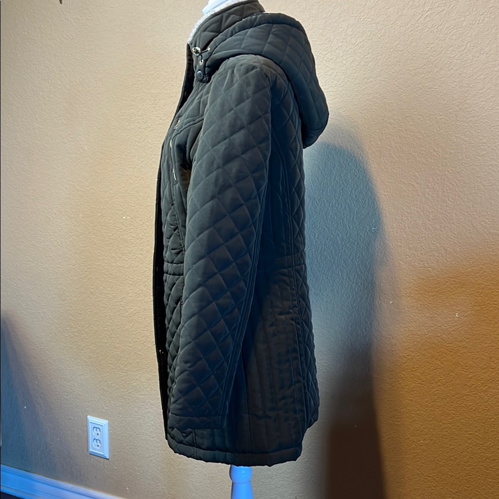 Laundry by Shelli Segal Quilted Coat S - Picture 6 of 13